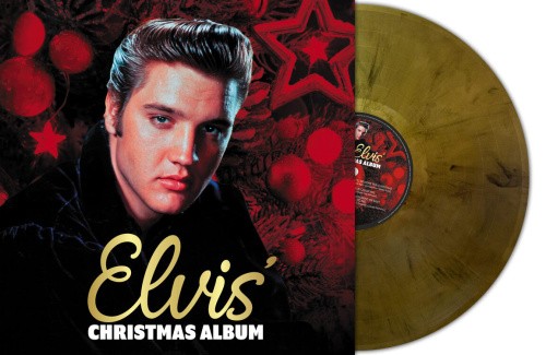 ELVIS CHRISTMAS ALBUM (GOLD MARBLE VINYL) by Elvis Presley [VINYL]