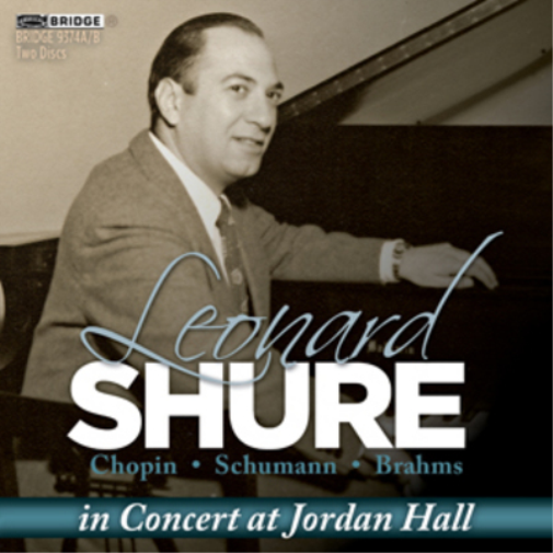 Leonard Shure Leonard Shure: In Concert at Jordon Hall (CD) Album
