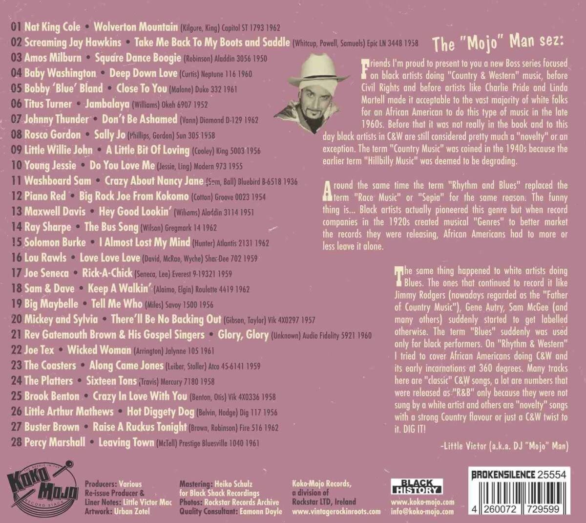 Various Artists The 'Mojo' Man Presents: Rhythm & Western: Jambalaya - Volu (CD)