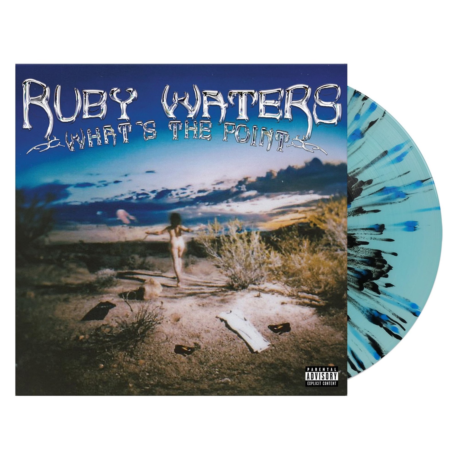 Ruby Waters What's The Point Light Blue Splatter (Vinyl LP)