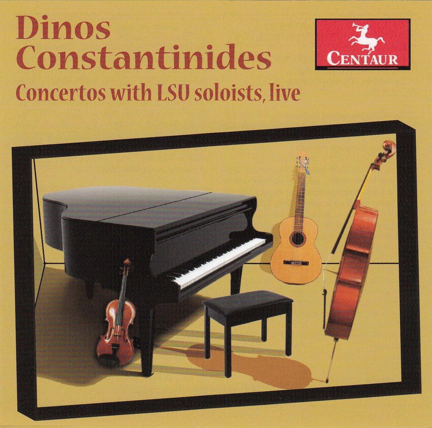 DINOS CONSTANTINIDES Concertos with Lsu Soloists Live (CD)