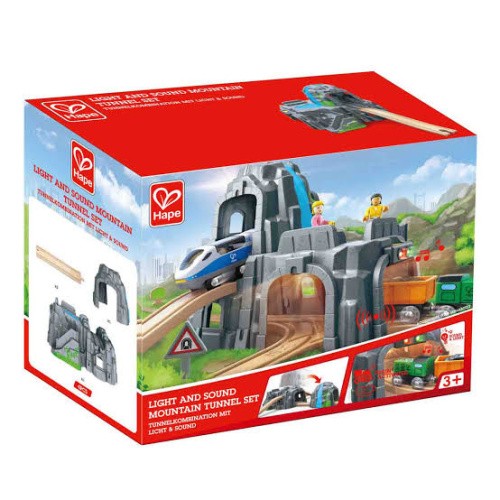 (Return May) Hape Light and Sound Mountain Tunnel Set
