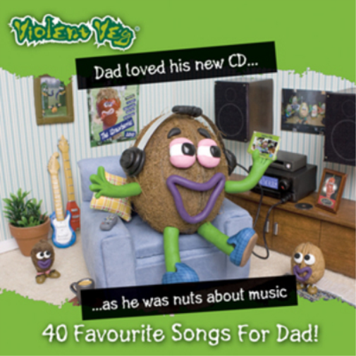Various Artists Violent Veg Presents the Album: 40 Favourite Songs for Dad! (CD)