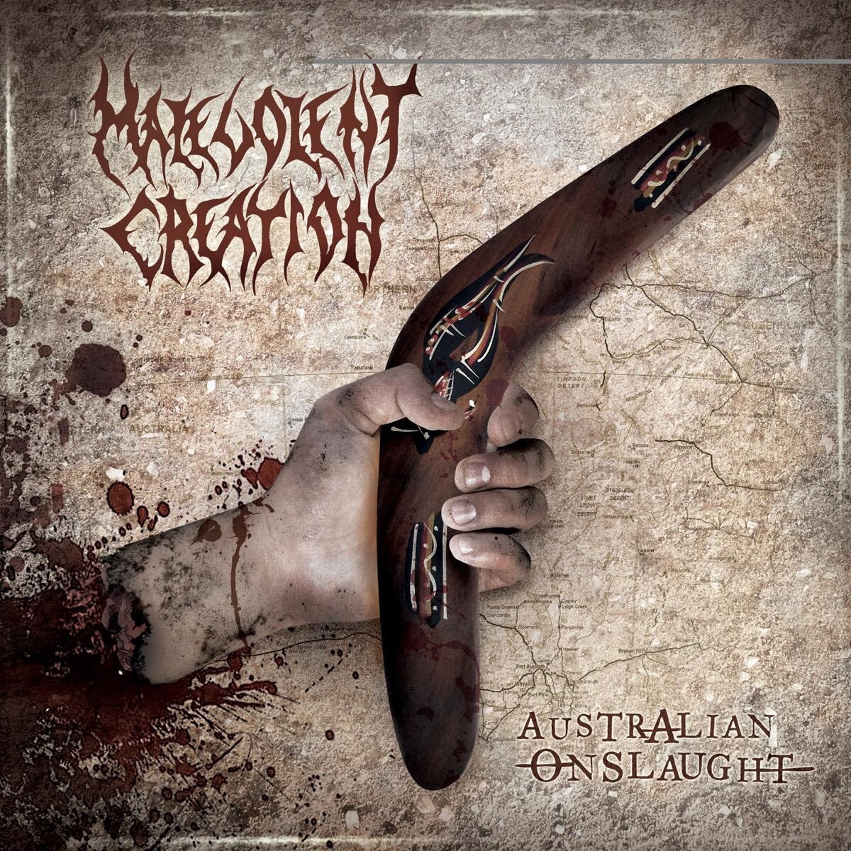 Malevolent Creation Australian Onslaugh (Vinyl LP) 12" Album Coloured Vinyl