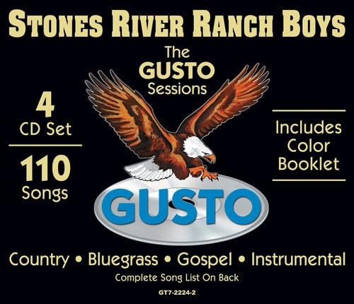 STONES RIVER RANCH BOYS Gusto Sessions (CD)