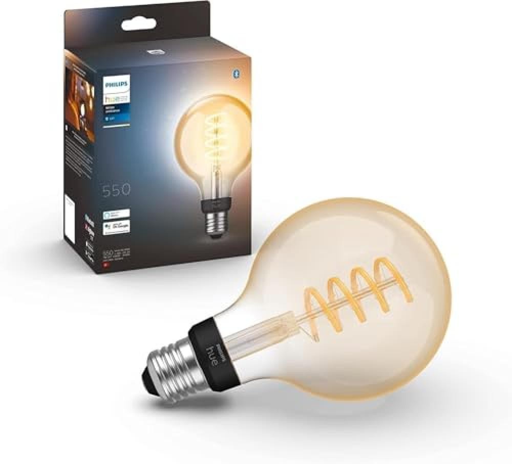 (TG. 1 pezzo) Philips Hue White Ambiance Filament, Lampadina a Filamento Conness