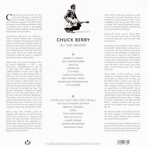 Chuck Berry - All Time Greatest - Limitiert - 180gr. Color in Color [ Limited