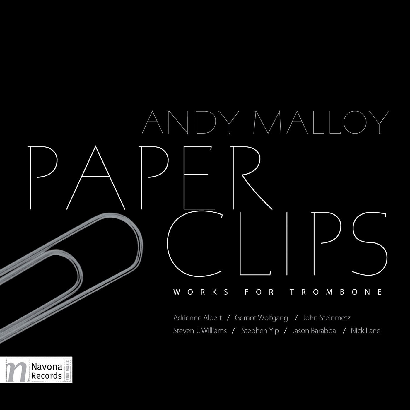 Nick Lane Paper Clips: Works for Trombone (CD)