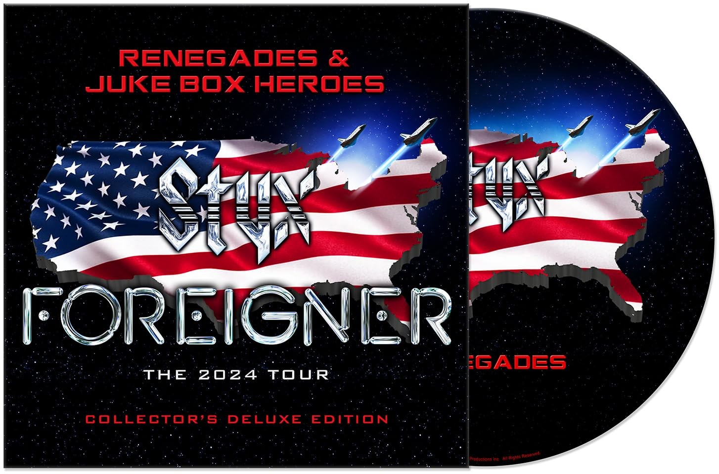 Styx & Foreigner Renegades & Juke Box Heroes (Vinyl LP)
