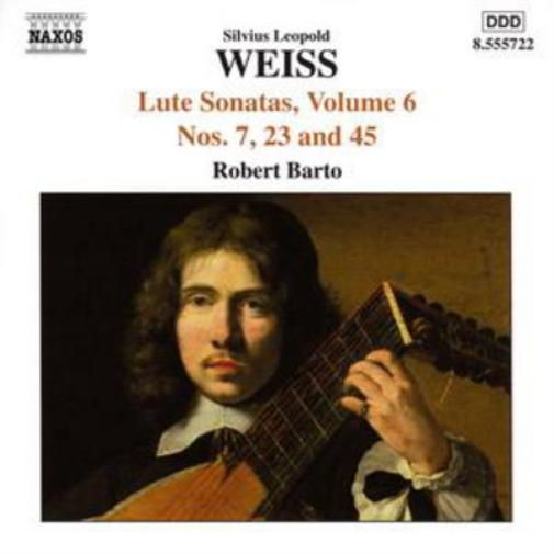Silvius Leopold Weiss Lute Sonatas Volume 6 (Barto) (CD) Album