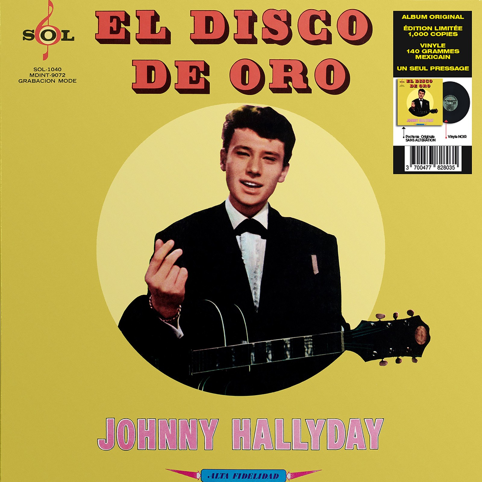 Johnny Hallyday Vogue Made in Mexique: El Disco de Oro (Vinyl LP)