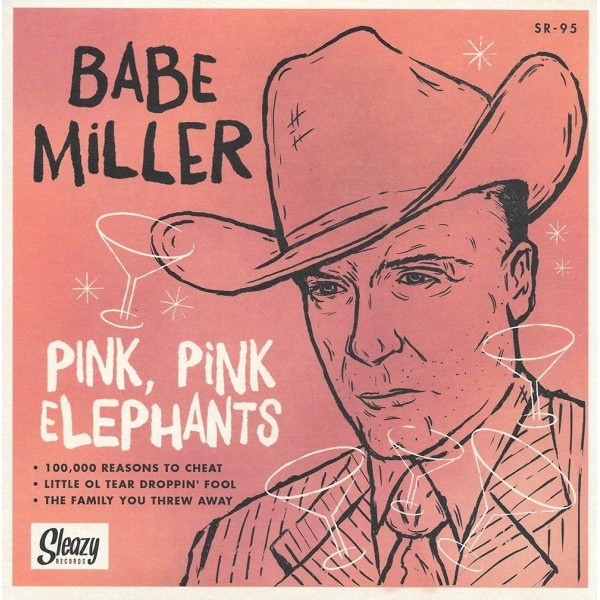 Babe Miller Pink, Pink Elephants (Vinyl LP) 7" Single