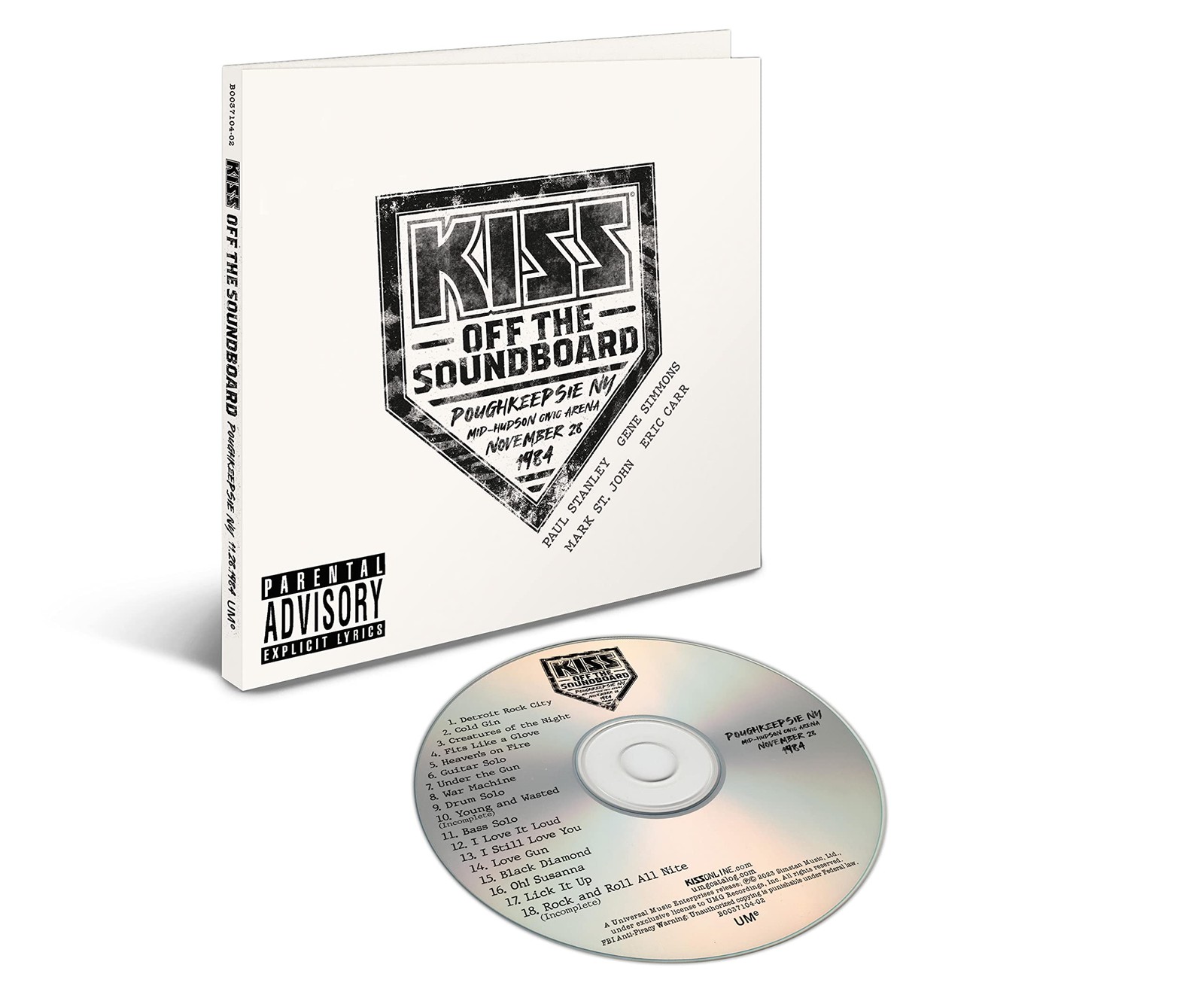 Kiss KISS – Off the Soundboard: Poughkeepsie, NY, 1984 (CD)