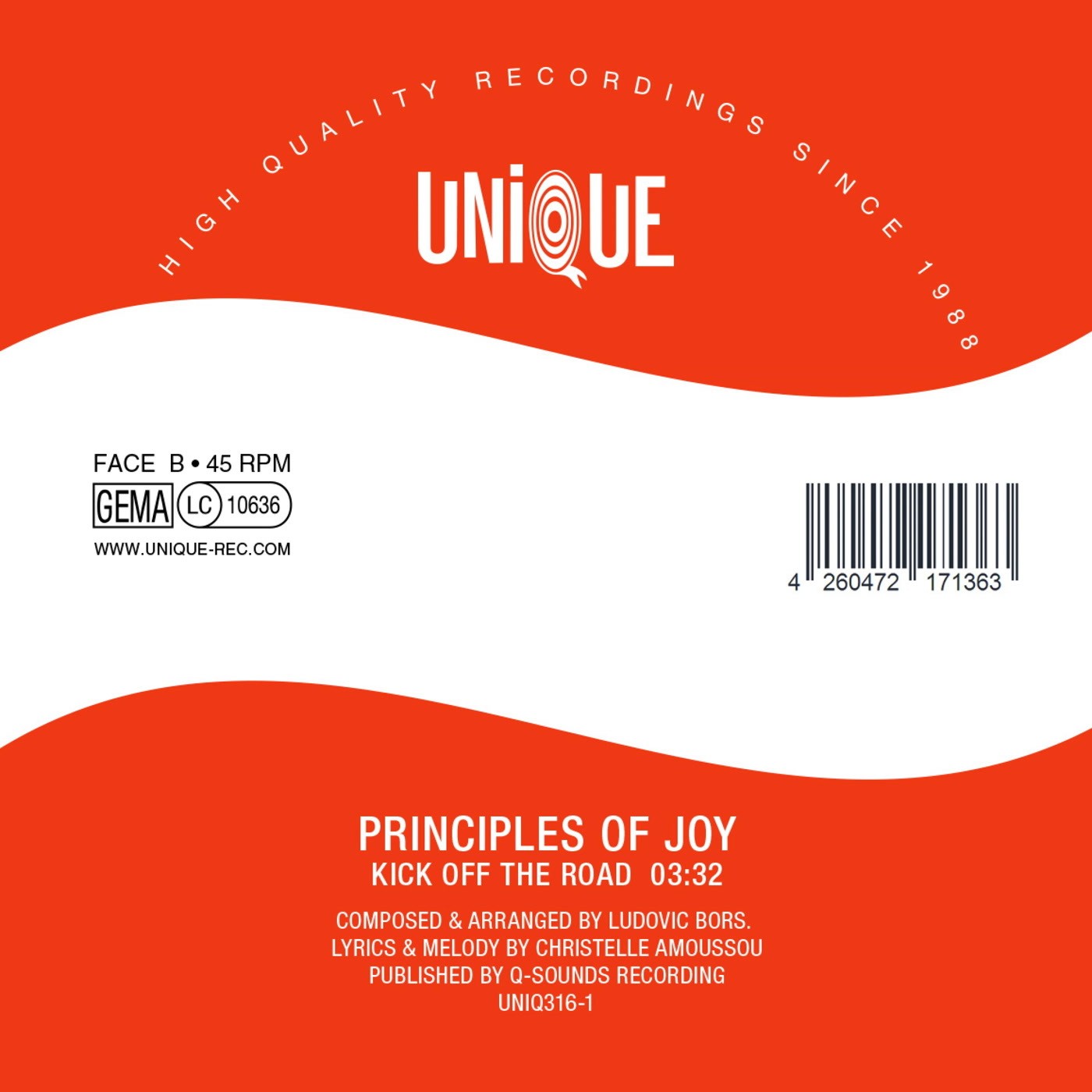Principles of Joy Mermaid's Tails/Kick Off the Road (Vinyl LP) 7" Single