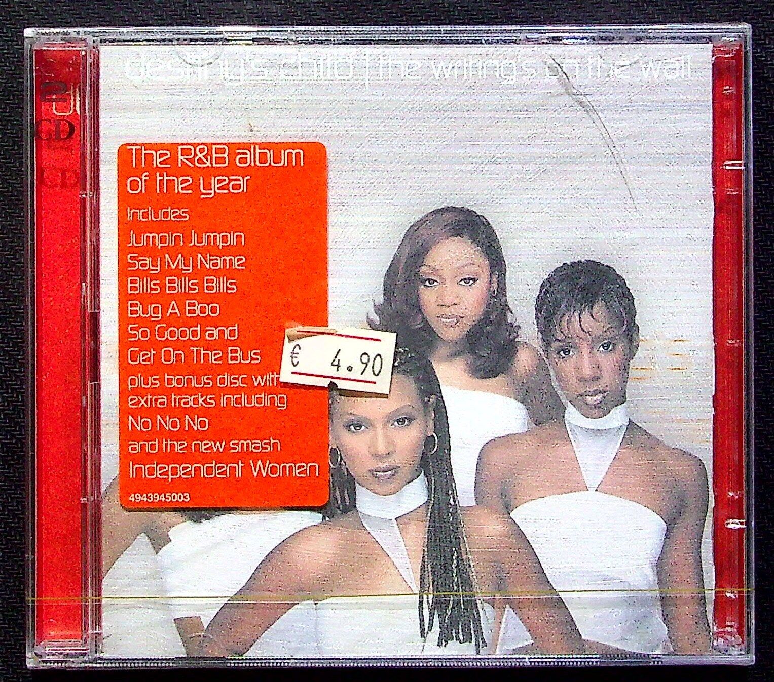 Destiny's Child ‎The Writing's On The Wall 2 Cd Sealed Light Broken Case