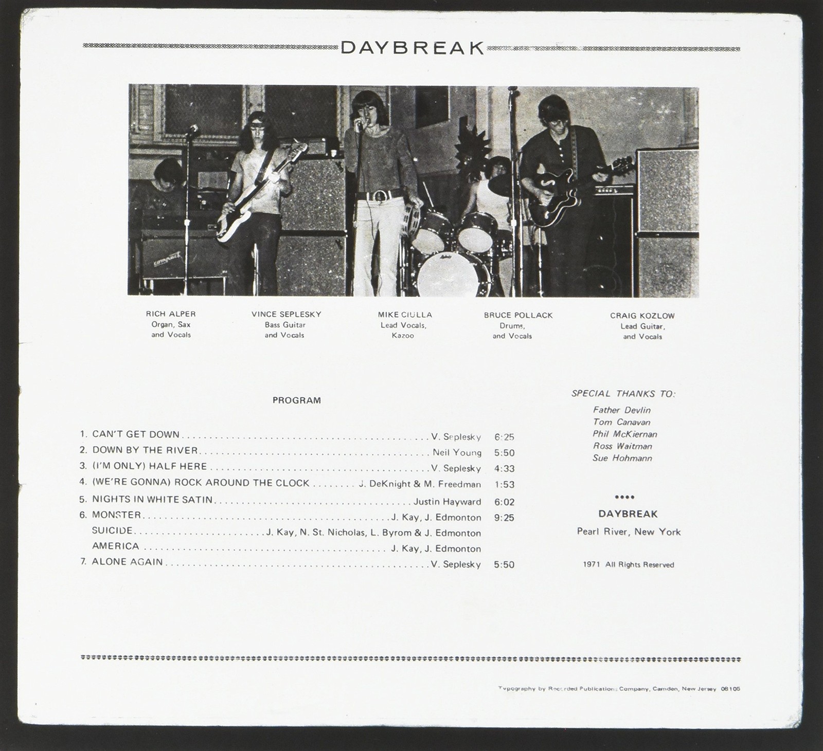 Daybreak Daybreak (CD)