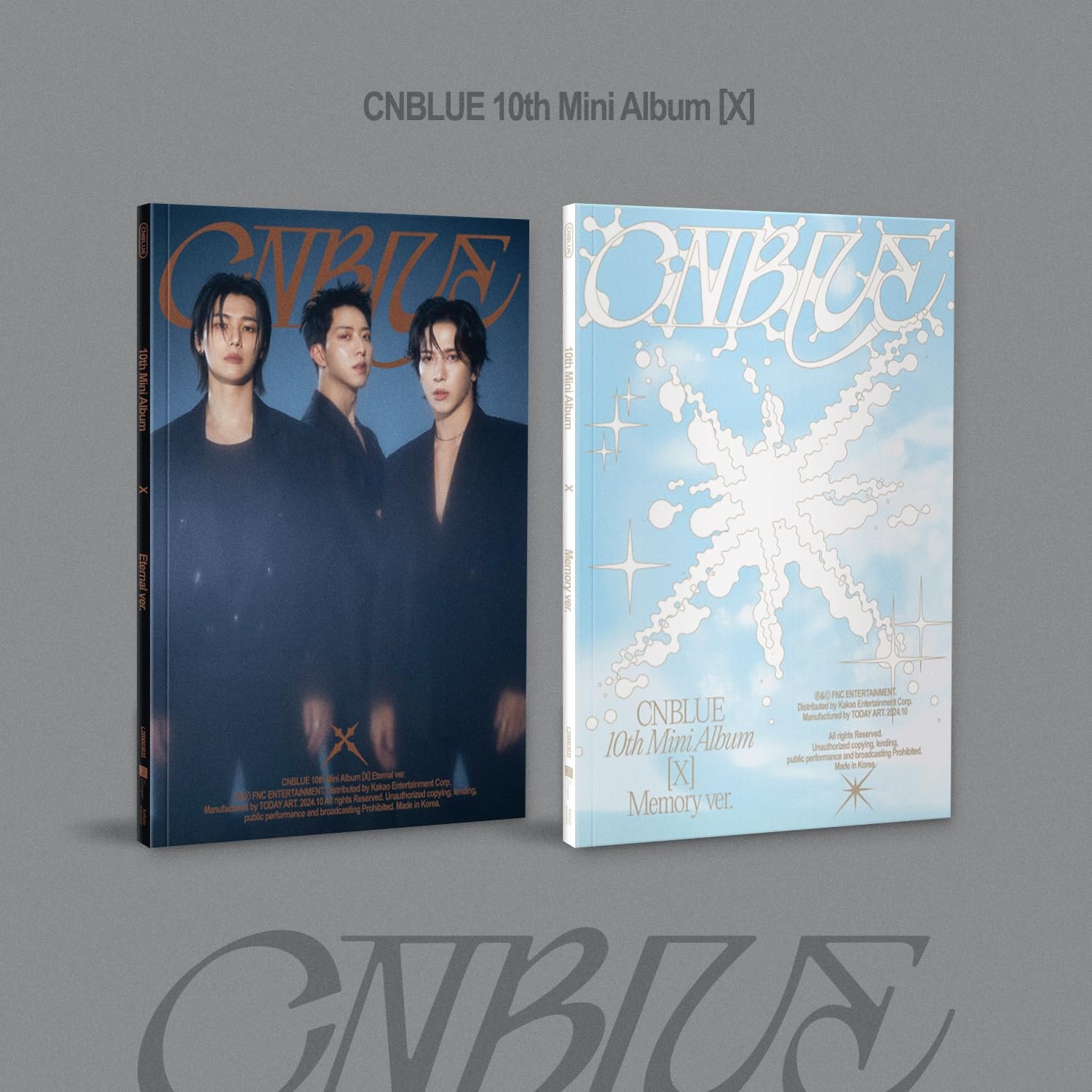 CNBLUE X - incl. 64pg Photobook, Sticker, ID Photo, Unit Photocard, Folded  (CD)