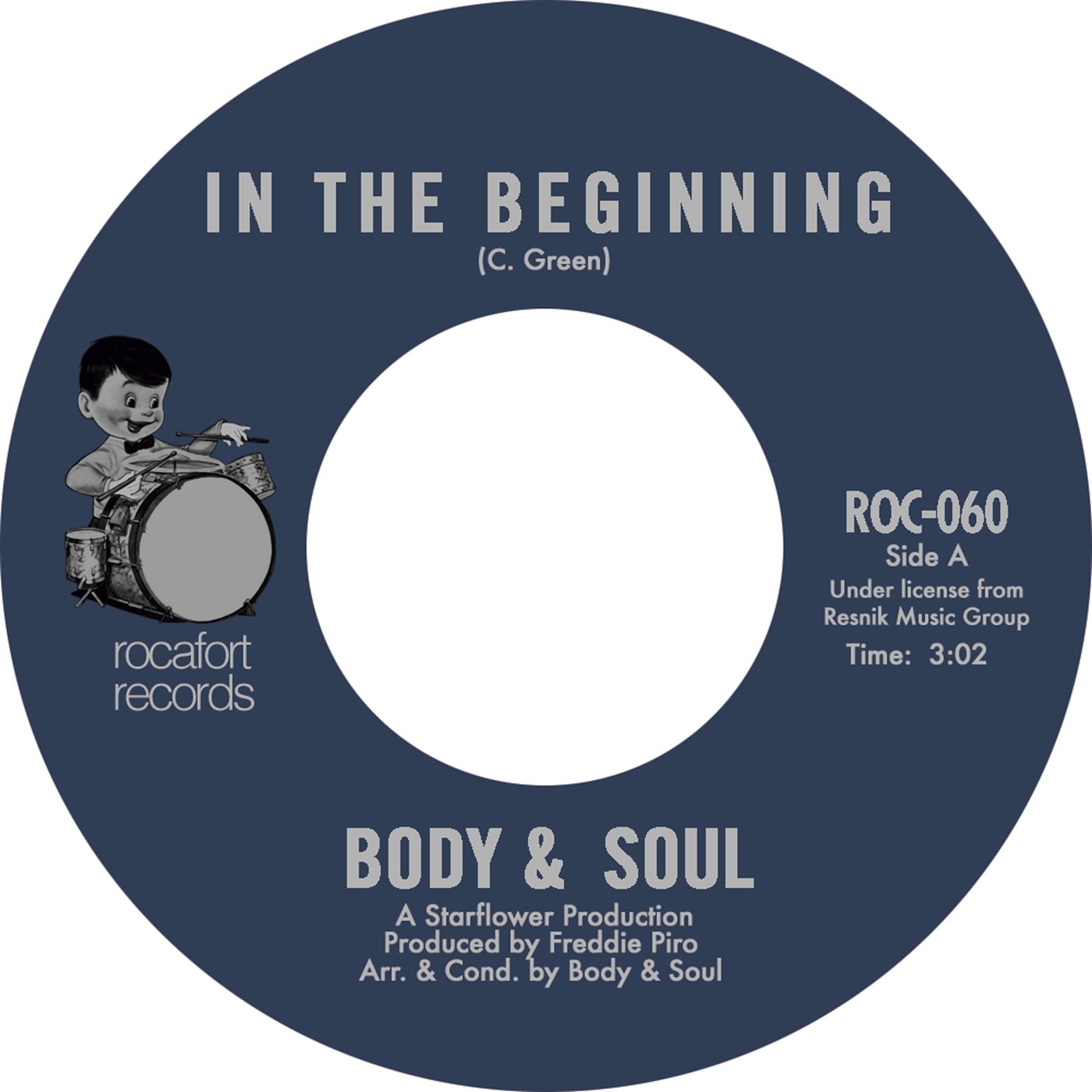Body And Soul In The Beginning / Stone Soul Picnic 7 Inch Vinyl ROC060 NUOVO