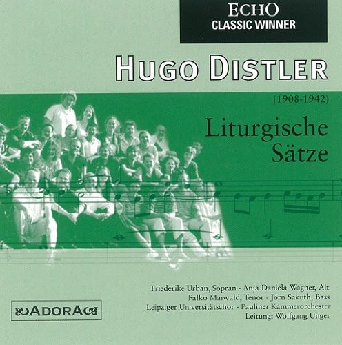 Hugo Distler Liturgische Sätze (CD)
