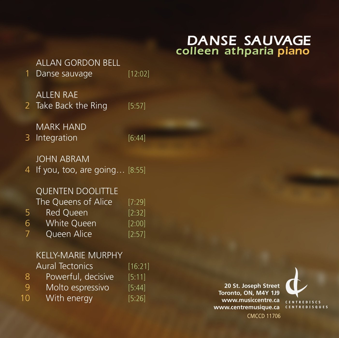BELL RAE HAND ABRAM DO Danse Sauvage (CD)