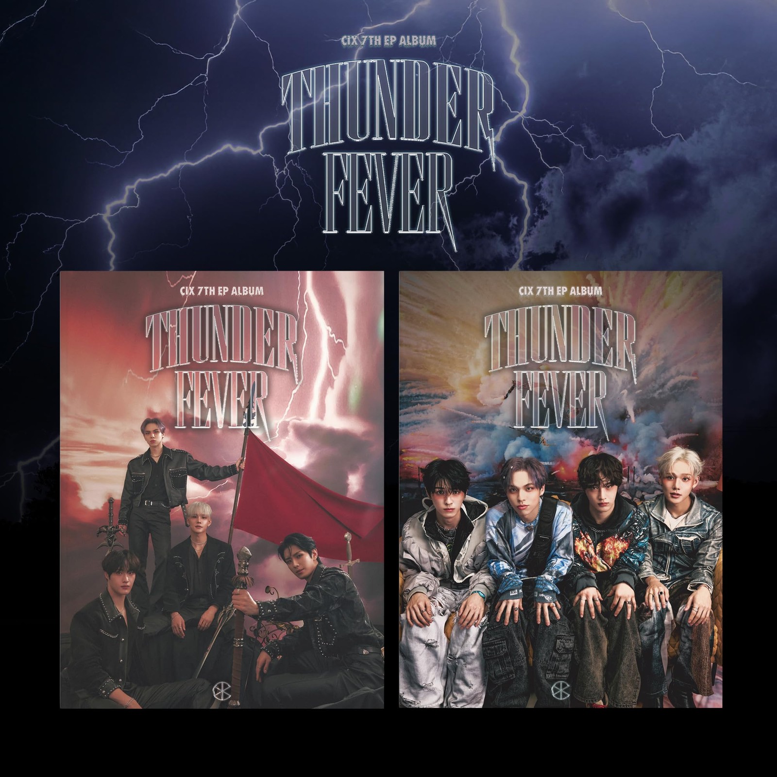 CIX Thunder Fever - incl. Photobook, 2 Photocards, Folded Poster, ID Card,  (CD)