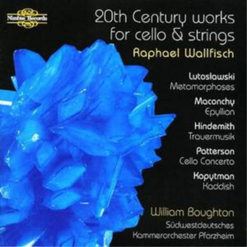 Various Composers 20th Century Works for Cello and Strings (Boughton) (CD) Album