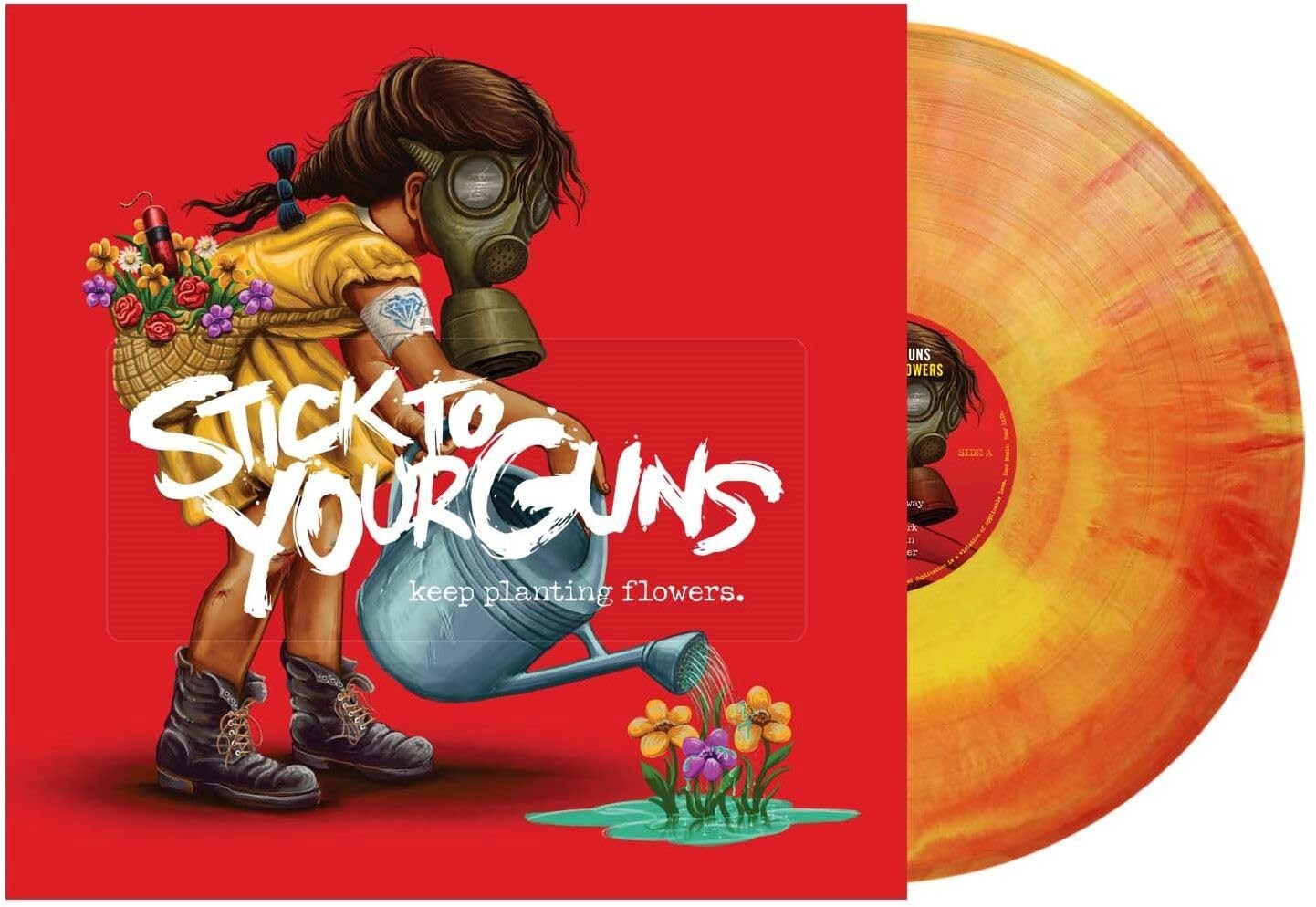 Stick to Your Guns Keep Planting Flowers - Red & Yellow Galaxy (Vinyl LP)
