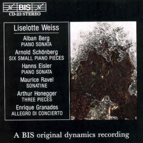 WEISS 20th Century Piano (Weiss) (CD) Album