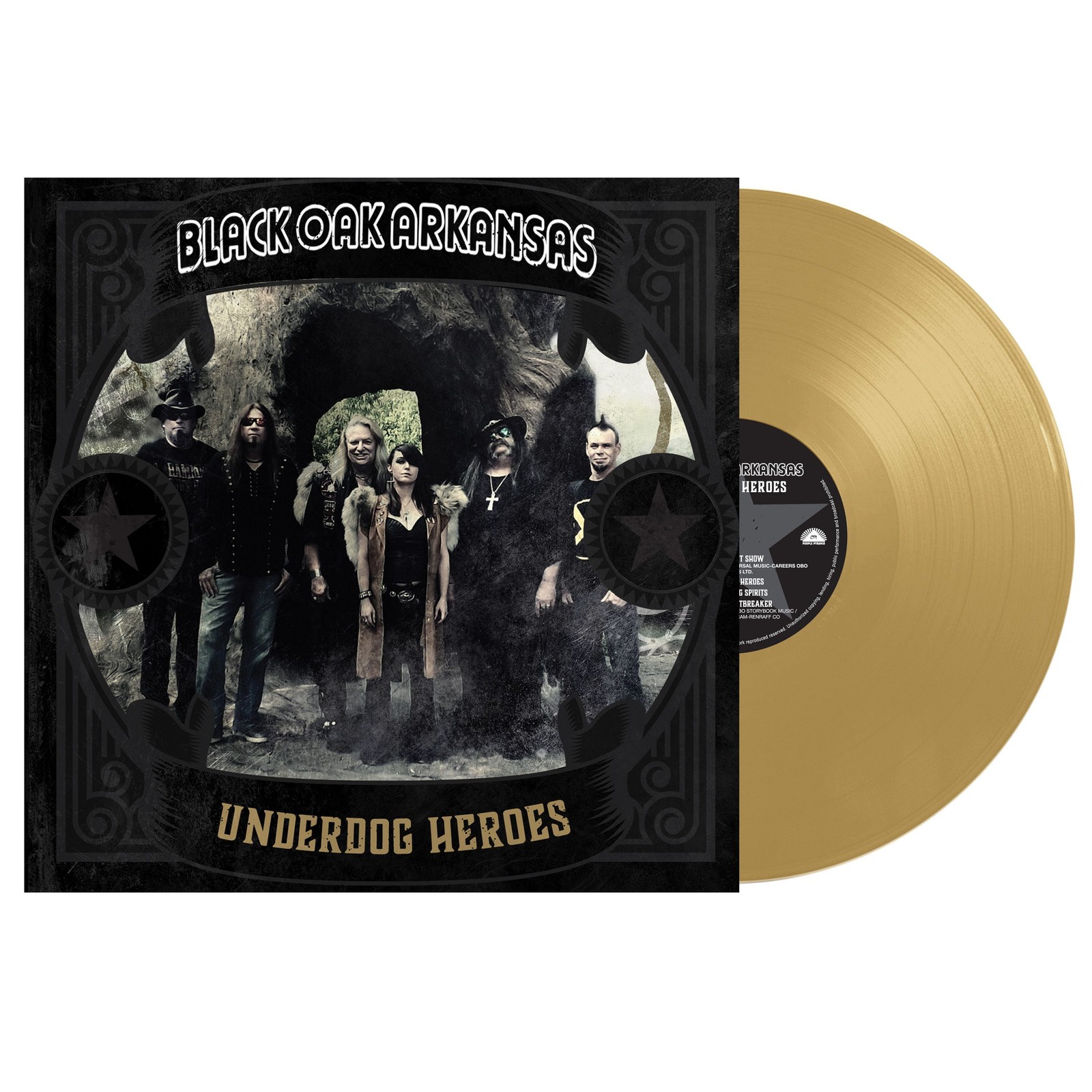 Black Oak Arkansas Underdog Heroes (Vinyl LP) 12" Album Coloured Vinyl