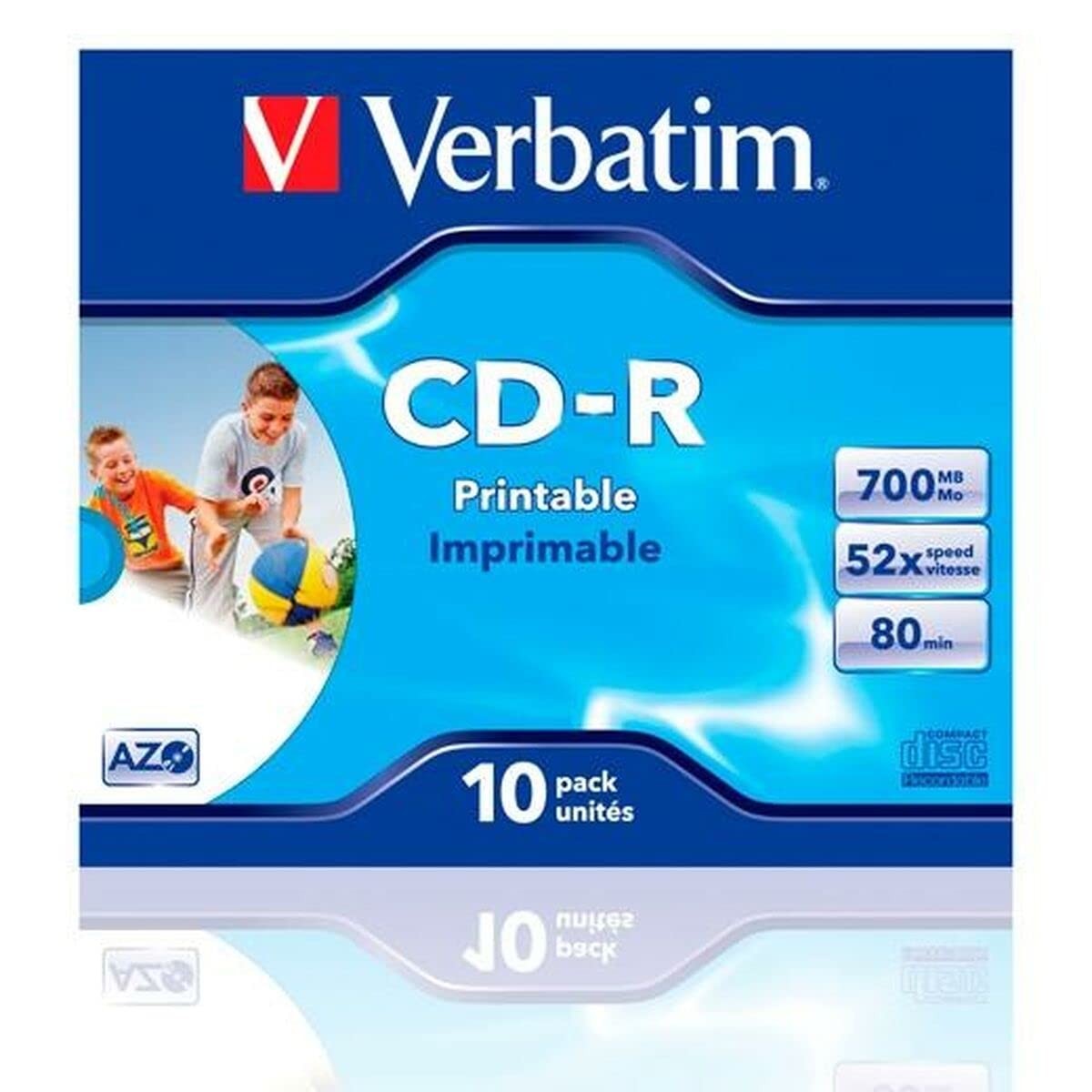 Verbatim Verbatim CD-R 80MIN Datalife PLUS - Confezione da 10 (CD)