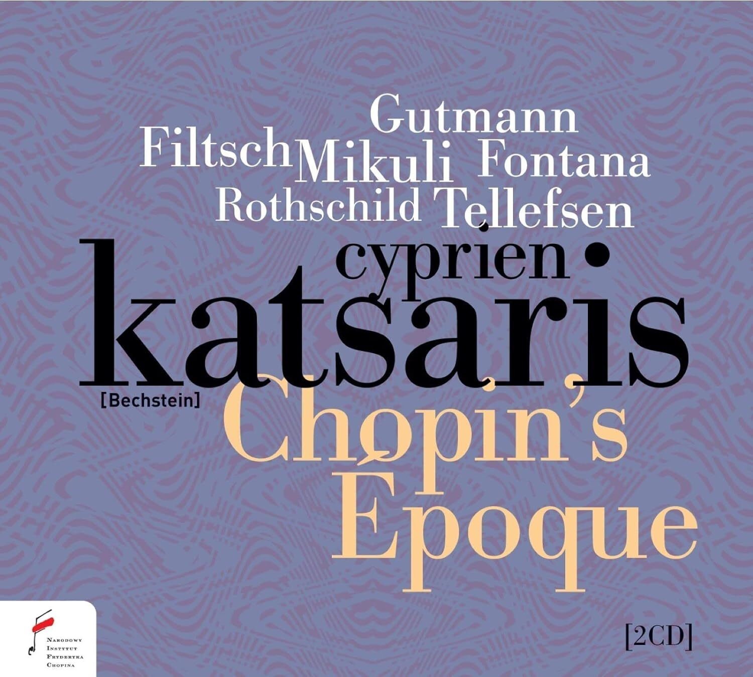 Adolph Gutmann Chopin's Epoque: Piano Works By Gutmann/Filtsch/Mikuli/Fonta (CD)