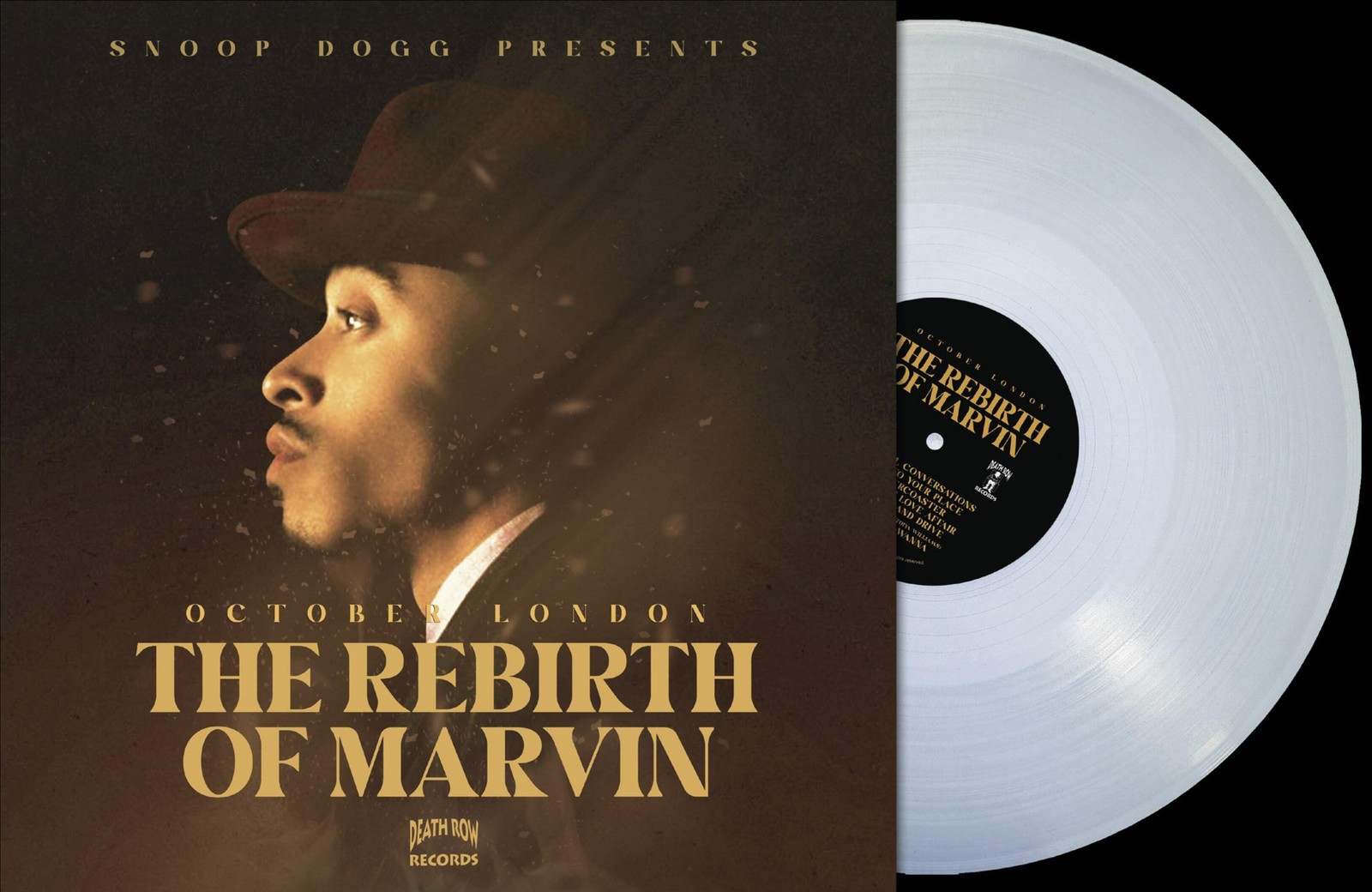 October London The Rebirth of Marvin (Vinyl LP) 12" Album (Clear vinyl)