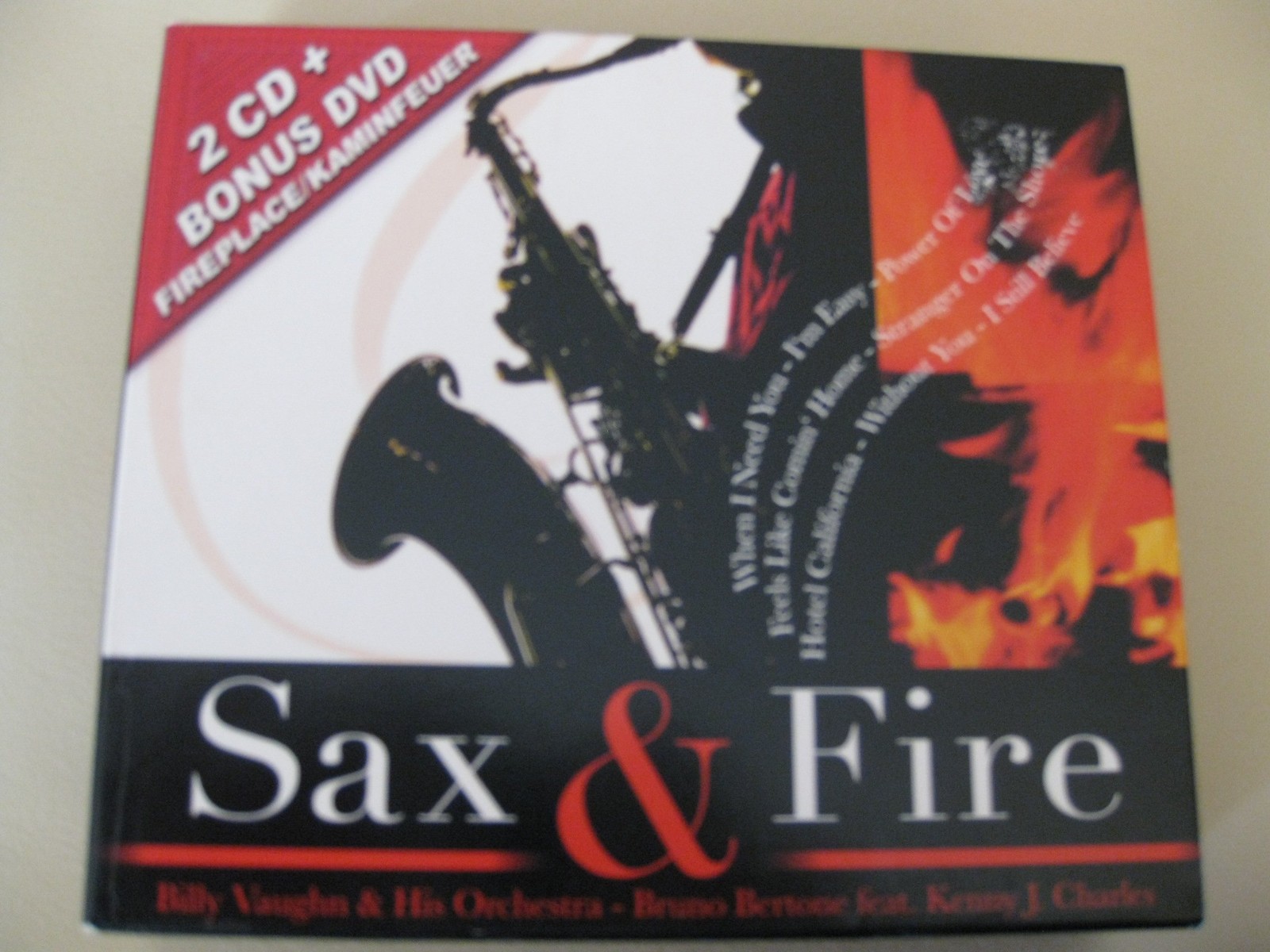 Bruno Bertone feat. Kenny J. Charles Sax & Fire (CD)