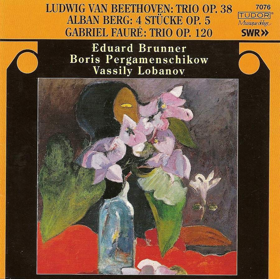Ludwig van Beet Ludwig Van Betthoven: Trio Op. 38/Alban Berg: 4 Stücke Op.  (CD)