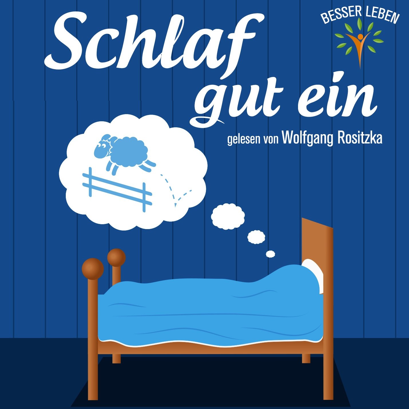 Gelesen Von Wolfgang Rositzka Schlaf gut ein (Besser Leben) (CD)