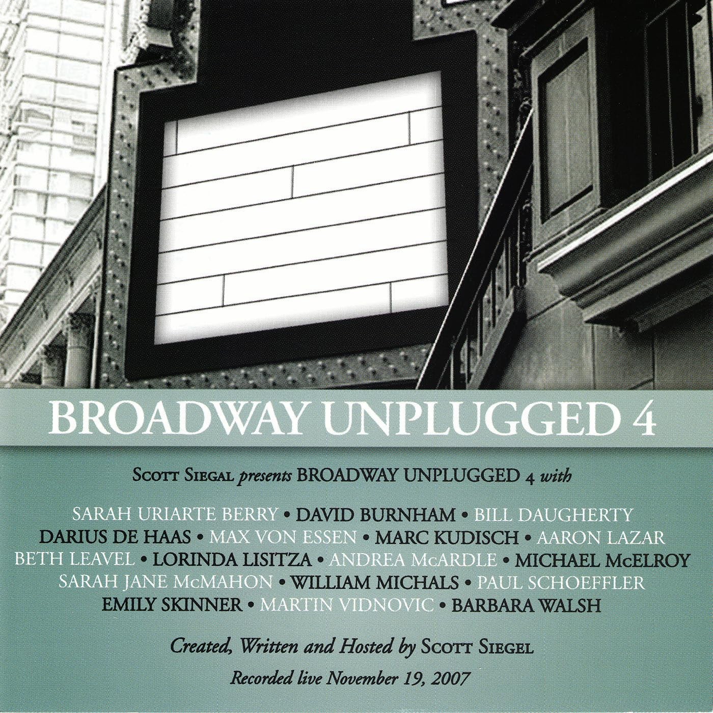 Broadway Unplugged Fou Broadway Unplugged Four rea Mcardle/Beth Leavel/Emi (CD)