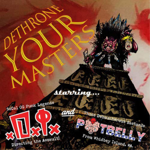 D.I./Potbelly Dethrone Your Masters (Vinyl LP) 7" Single Coloured Vinyl