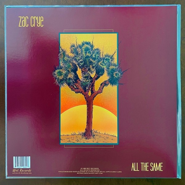 Zac/Hudu Akil Crye All The Same / Hudu Akil (Vinyl LP) 12" Single