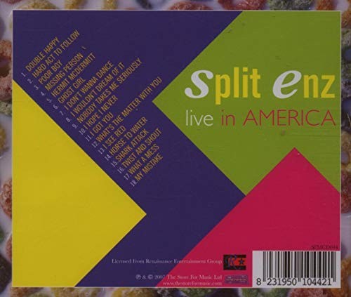 Live In America by Split Enz [Audio CD]