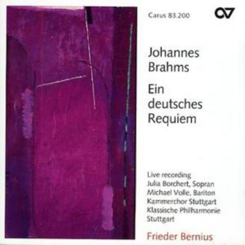 Johannes Brahms Ein Deutsches Requiem (Kammerchor Stuttgart) (CD) Album