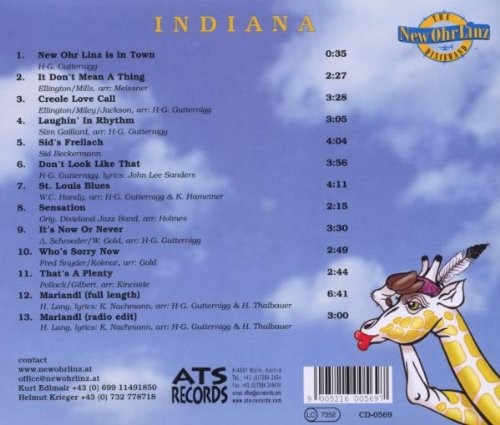 the New Ohr Linz Dixieband Indiana (CD)