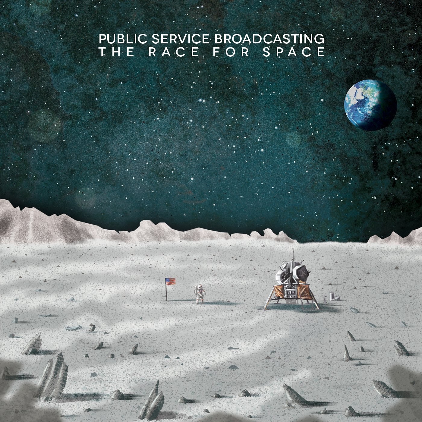 Public Service Broadcasting The Race for Space (Vinyl LP) 12" Album