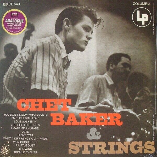 CHET BAKER QUARTET - Chet Baker and strings (2024) LP audiophile Vinyl