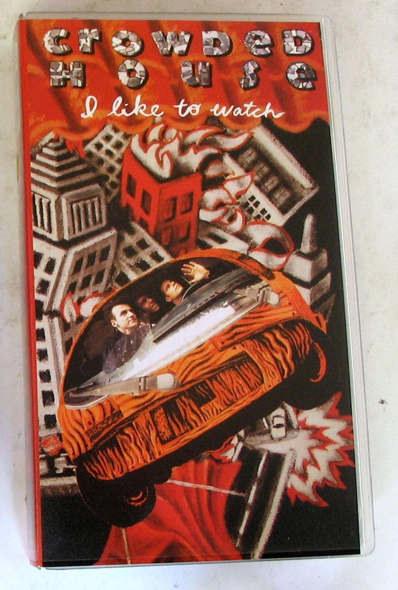 CROWED HOUSE - A LIKE TO WATCH - VHS Never played