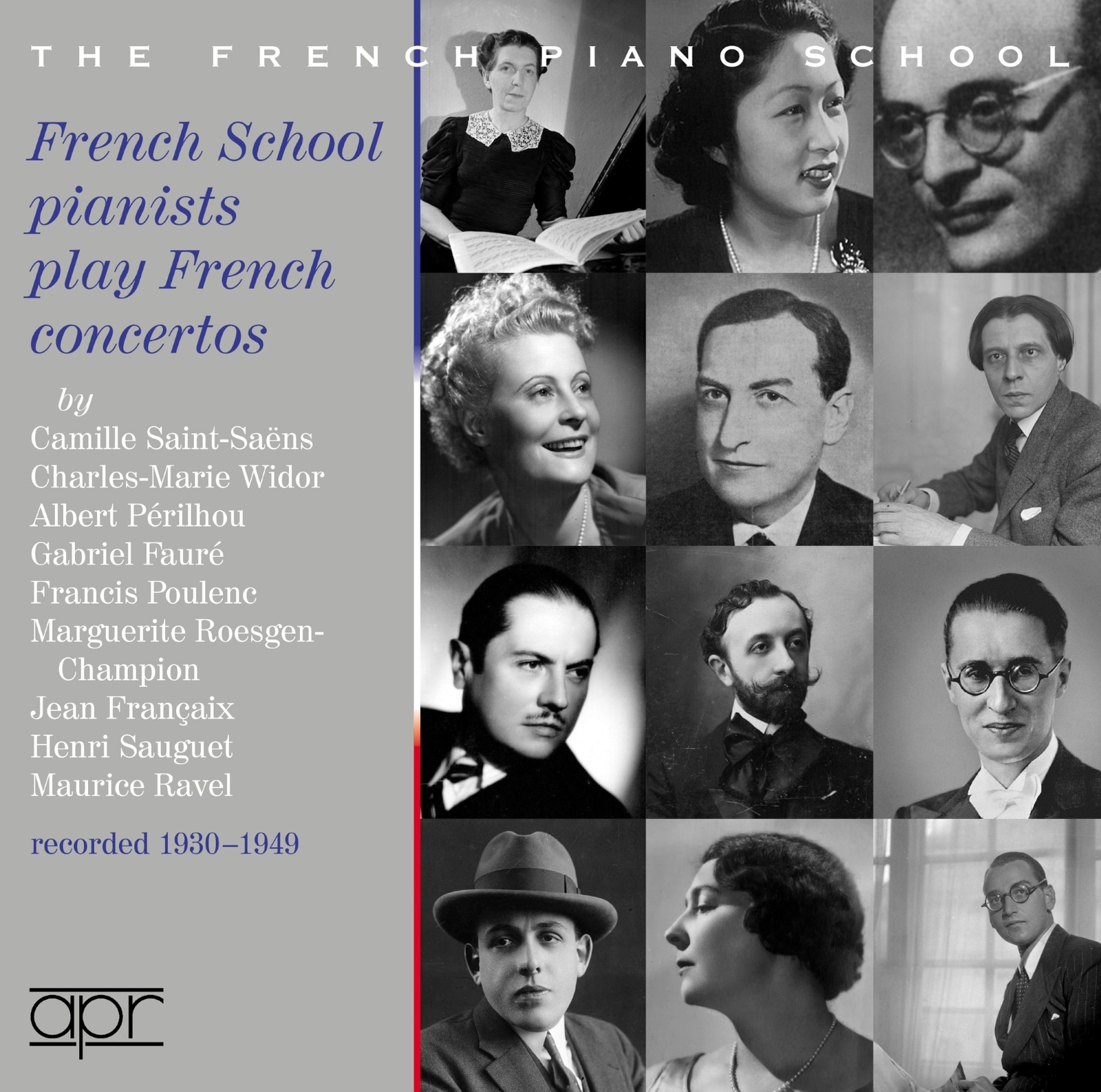 Camille Saint-Saens French School Pianists Play French Concertos (CD) Box Set