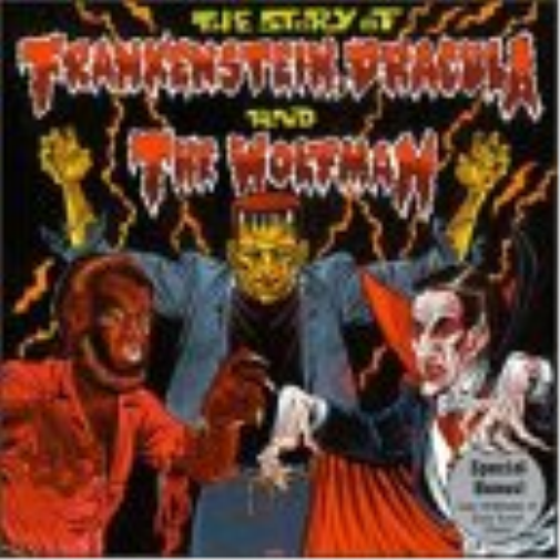 AudioBook Story of Frankenstein Dracula & Wolfman (CD)