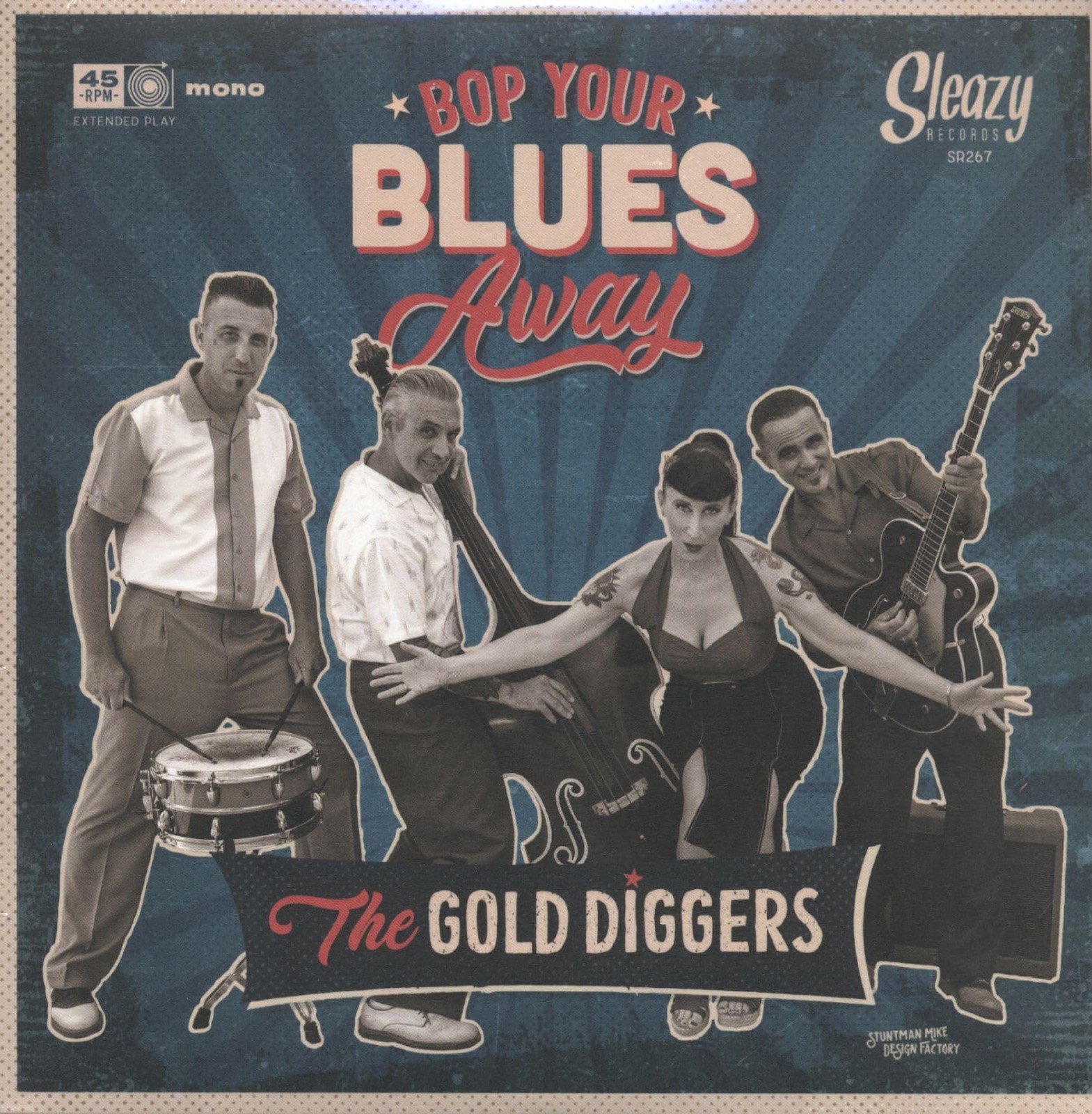 The Gold Diggers Bop Your Blues Away (Vinyl LP)