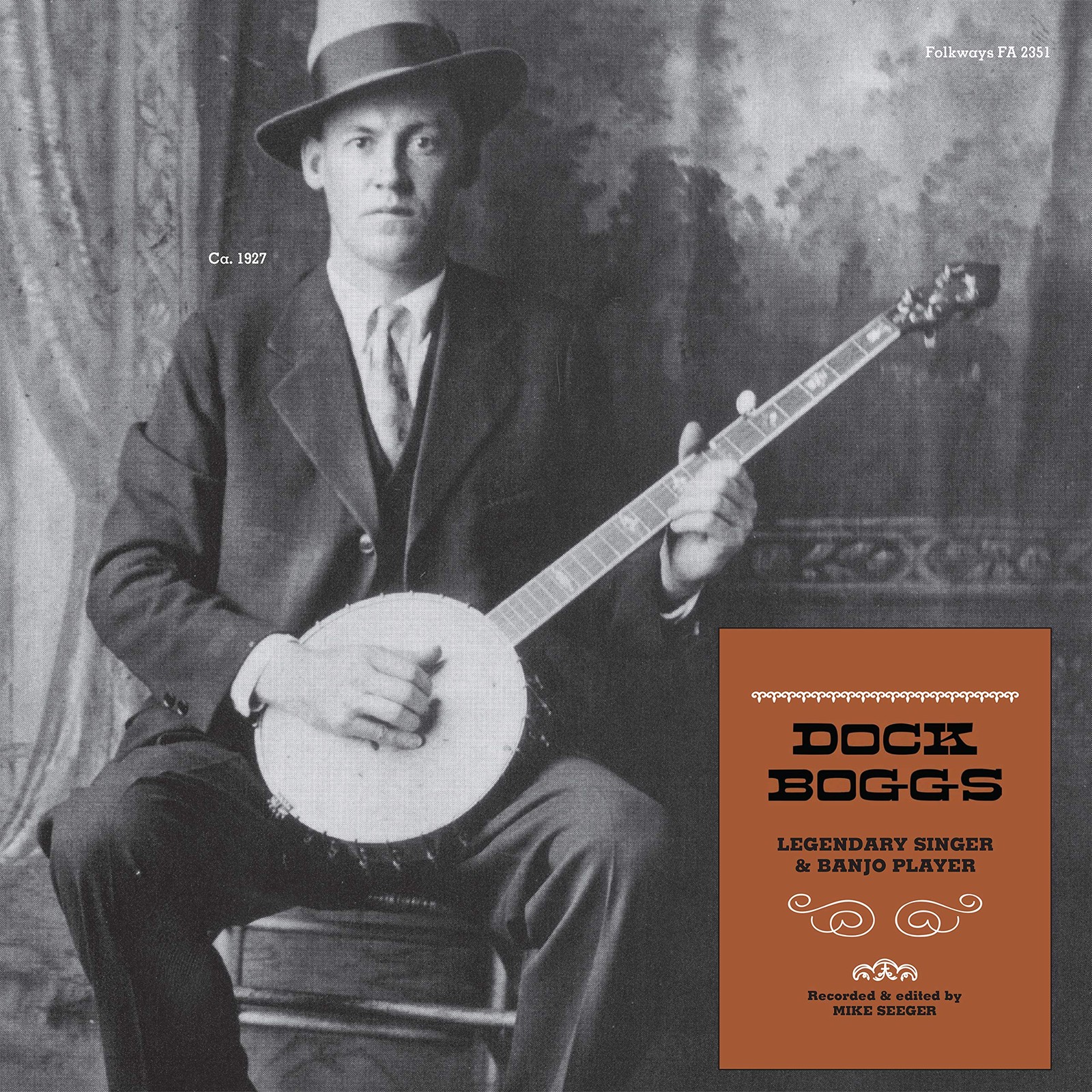 Dock Boggs Legendary Singer & Banjo Player (Vinyl LP)