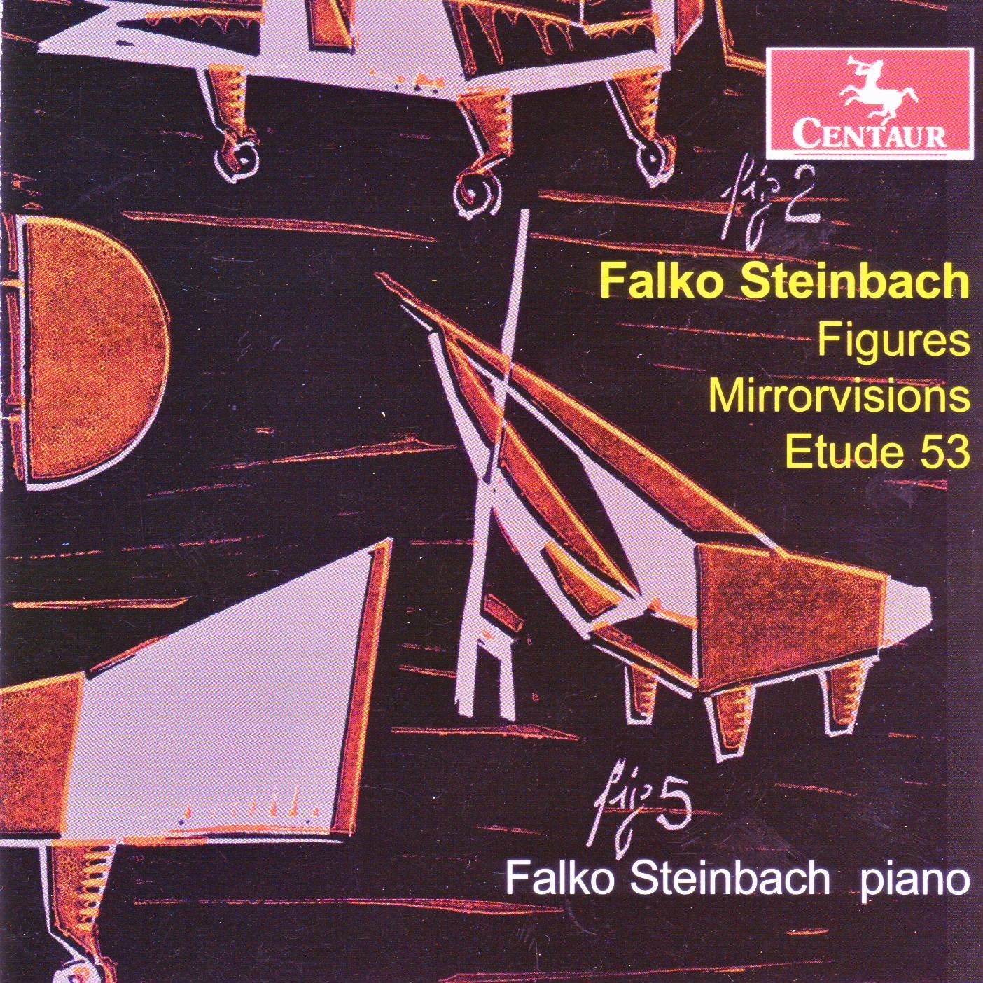 Falko Steinbach Figures: 17 Choreographic Etudes for Piano / Mirrorvisions  (CD)