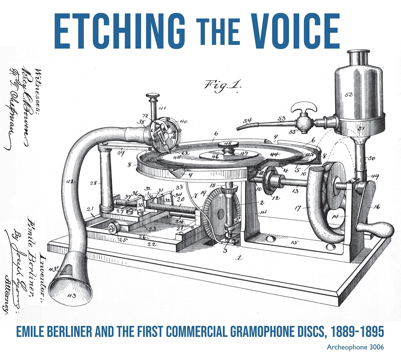 Various Artists Etching the Voice: Emile Berliner and the First Commercial  (CD)